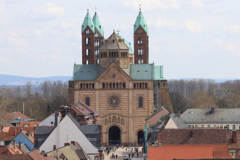 Speyerer Dom vom Altpoertel gesehen